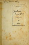 Catalogue of the State Female Normal School,  Thirteenth Session 1896 - '97