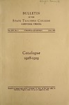 Bulletin of the State Teachers College, Catalogue 1928-1929, Vol. XlV, No. 4, June 1928
