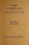 Bulletin of the State Teachers College, Catalogue 1934-1935, Vol. XX, No. 3, April 1934 by Longwood University