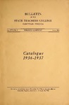 Bulletin of the State Teachers College, Catalogue 1936-1937, Vol. XXll, No. 2, April 1936 by Longwood University