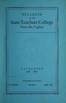 Bulletin of the State Teachers College, Catalogue 1941-1942, Vol. XXVll, No. 2, April 1941