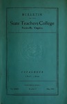 Bulletin of the State Teachers College, Catalogue 1945-1946, Vol. XXXl, No. 2, May 1945 by Longwood University