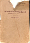 State Female Normal School Catalogue, 1910-1911