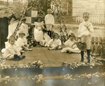 LU-083.1770 - Group of children (likely from Training School) on stage (likely May Day)