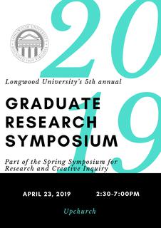 2019 Graduate Research Symposium Program