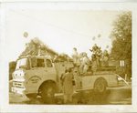 HS-018.035, Prince Edward Co. Fire Dept. truck, Oktoberfest clowns on roof
