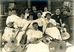 LU-157.0038 - Guitar and Mandolin Club, 1907. John C. Mattoon (back row, middle). Dr. Elmer Jones (far right) by John Chester Mattoon