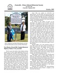 FPEHS, October 2009 Newsletter by Farmville-Prince Edward Historical Society