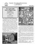 FPEHS, March 2011 Newsletter by Farmville-Prince Edward Historical Society