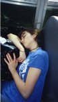 Sleeping on the Bus by Longwood University