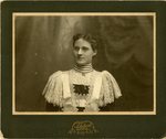 Unidentified woman (likely Portia L. Morrison) by Ruth Clendenning Gaver