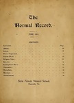 The Normal Record, Volume l, Number 3, June 1897