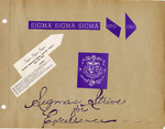 Sigma Sigma Sigma Scrapbook, 1959